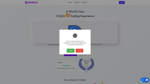 Captured rendering of alphavestflow.com