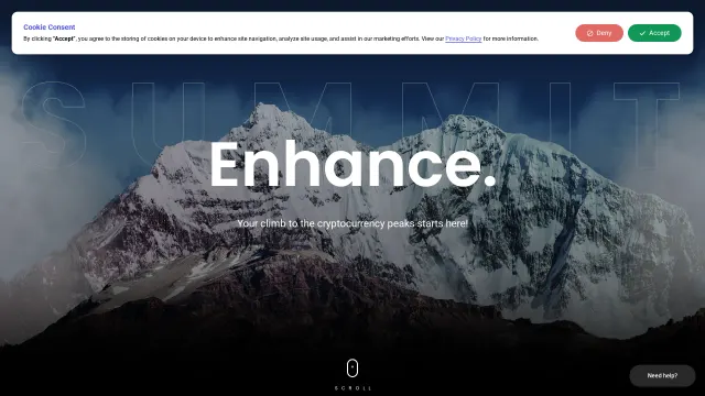 Captured rendering of summit.io