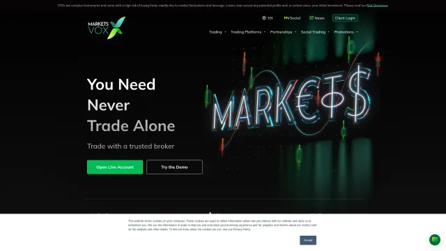 Captured rendering of marketsvox.com