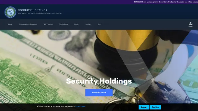 Captured rendering of sec-holdings.org