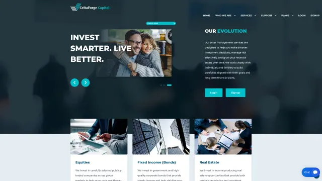 Captured rendering of celtaforgecapital.com