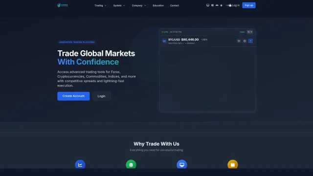 Captured rendering of ultimatetradingexchange.org