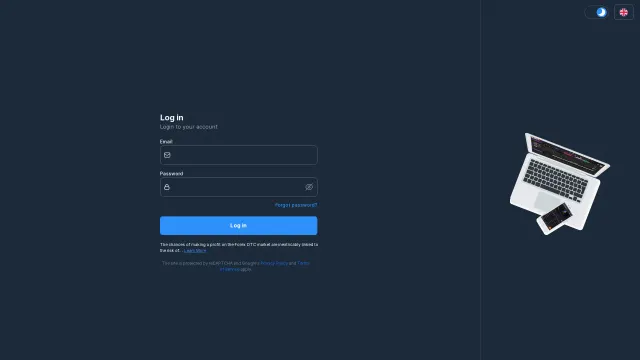 Captured rendering of finoglob.com