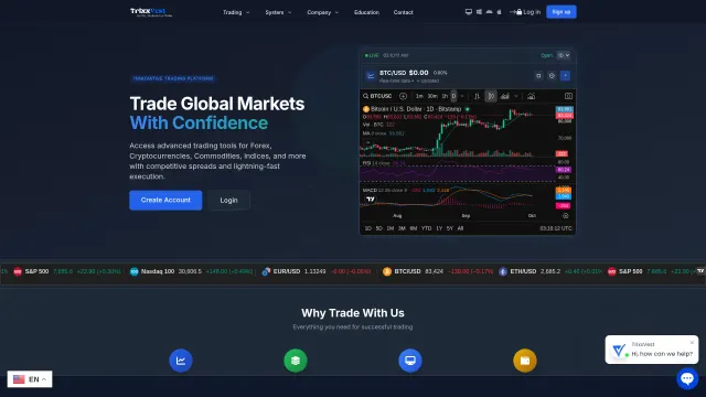 Captured rendering of trixxvest.com