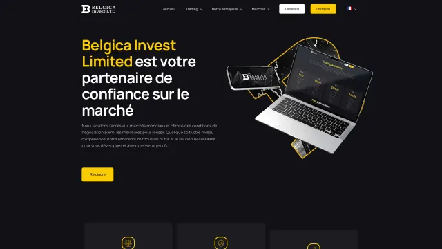 Captured rendering of belgicainvest.ltd