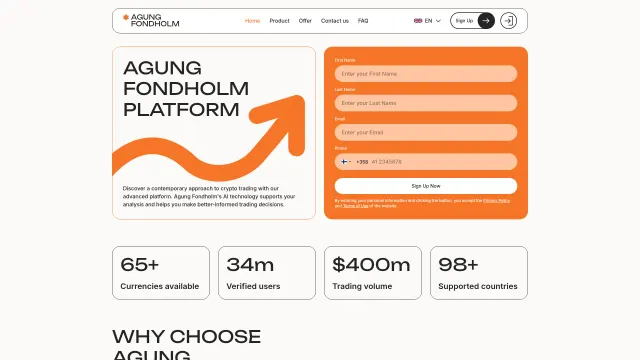 Captured rendering of agung-fondholm.com