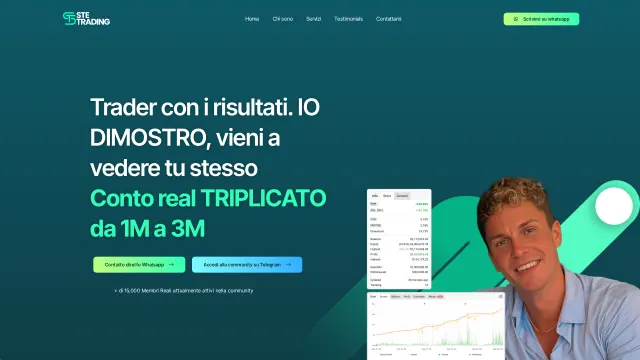Captured rendering of stetradingonline.com