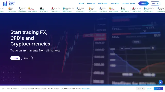 Archived rendering of national-trade-center.io, captured by an earlier scan