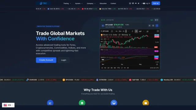 Captured rendering of fortbitcapital.com