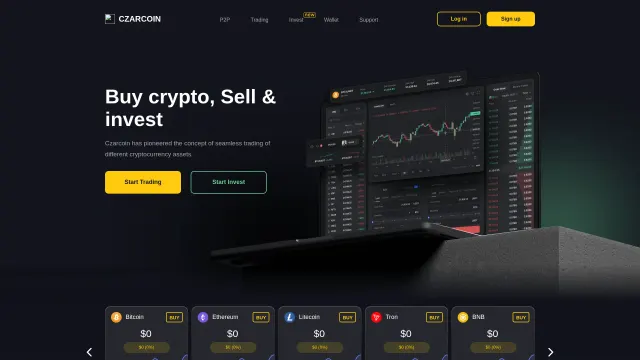 Archived rendering of czarcoin.co, captured by an earlier scan