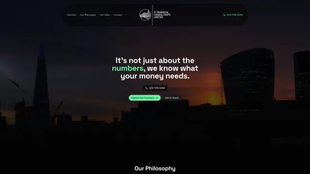 Captured rendering of jtfinuk.com