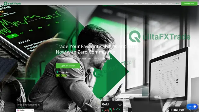 Captured rendering of quiltafxtrade.com