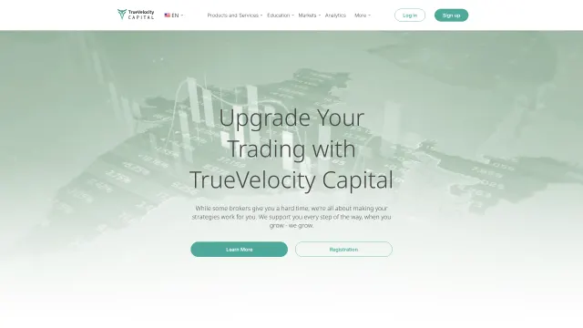 Captured rendering of tvctrader.com
