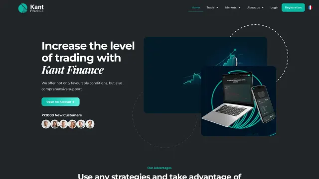 Captured rendering of kantfinance.pro