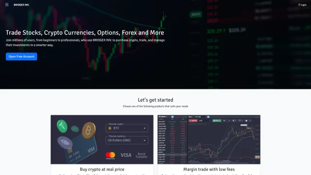 Captured rendering of bridgexinv.com