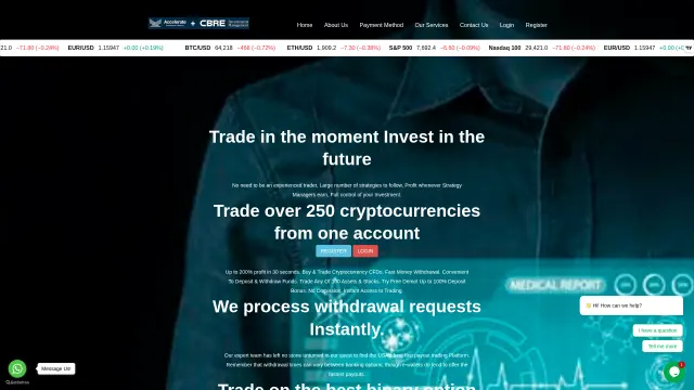 Captured rendering of cbrefxstrading.live
