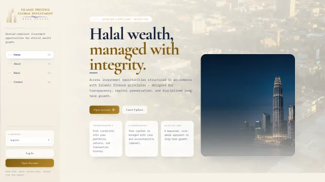 Captured rendering of islamicprestigereit.com