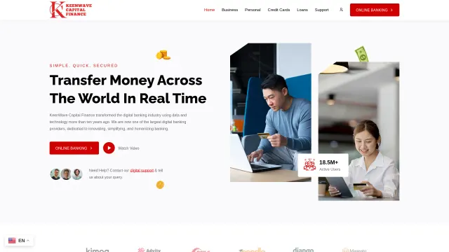 Captured rendering of keenwavecp.com