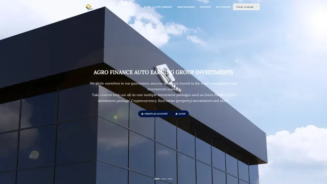Captured rendering of agrofinance-autoearning.cloud