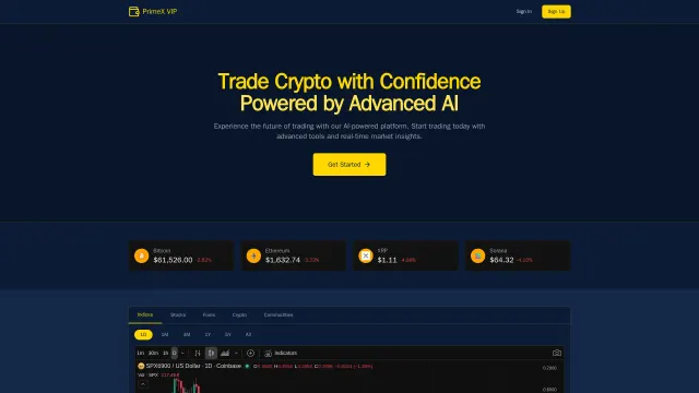 Captured rendering of primextradevip.io