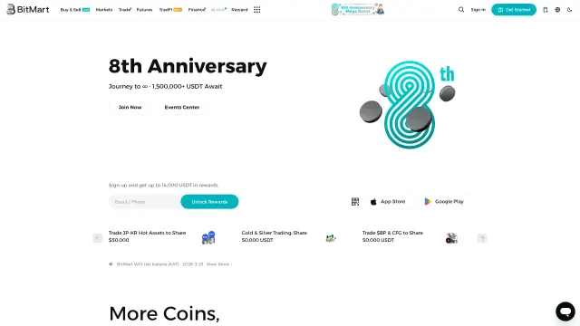Captured rendering of bitmart.com
