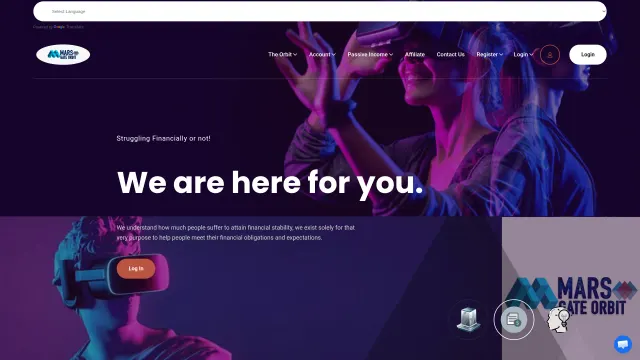 Captured rendering of marsgateorbitinc.com