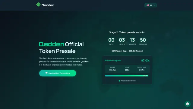 Captured rendering of qadden.net