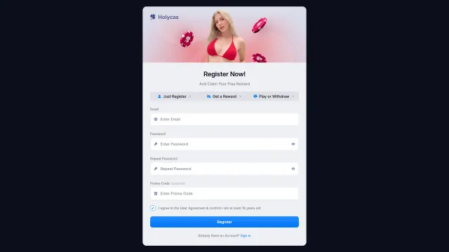 Captured rendering of holycas.com