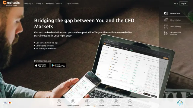 Captured rendering of capitalix.com