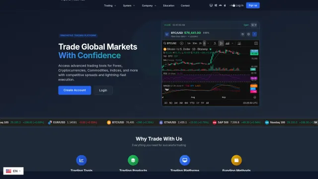 Captured rendering of imperialtradehub.org
