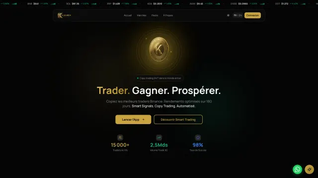 Captured rendering of kamextrading.com