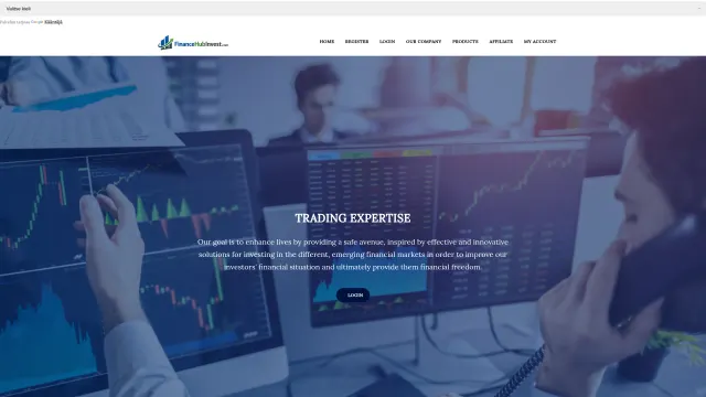 Captured rendering of financehubinvest.net