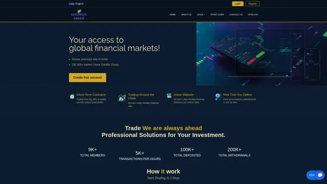 Captured rendering of goldflix-group.ltd