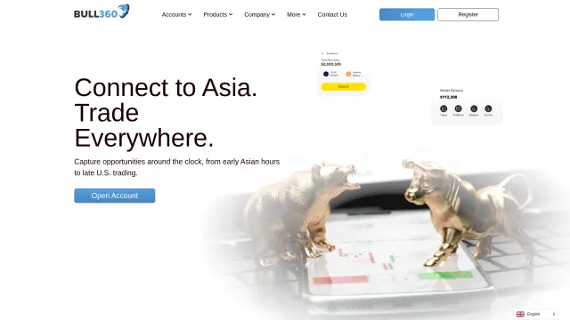 Captured rendering of bull360.com