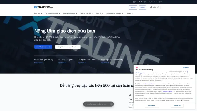 Captured rendering of fxt-vnm.org