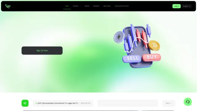 Captured rendering of lkyexch.com