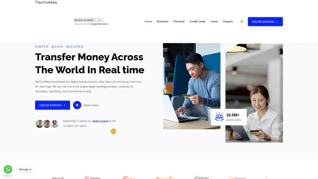 Captured rendering of fastthrifallin.com