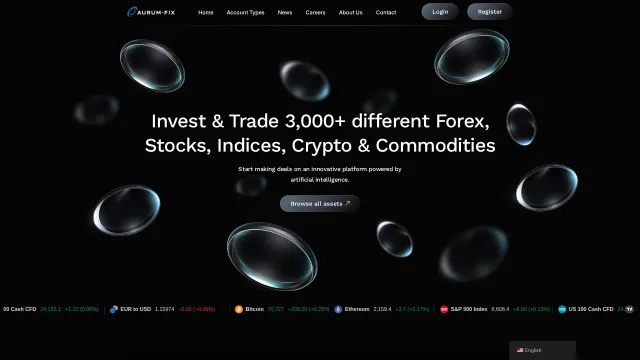 Captured rendering of ltd-aurum.com