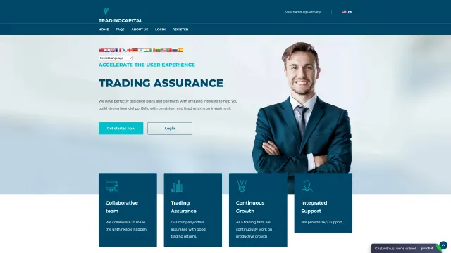 Captured rendering of tradingcapital.pro