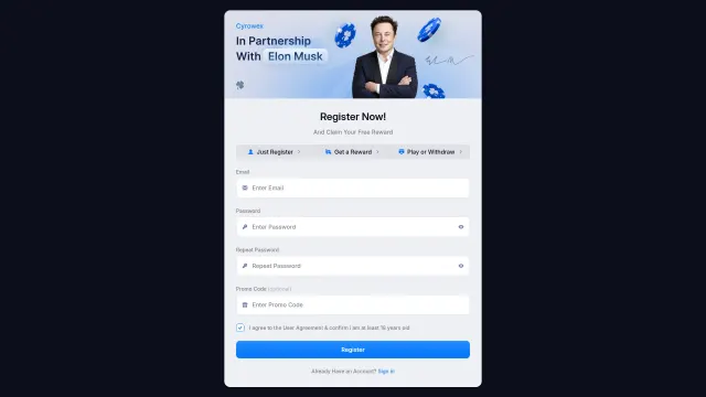 Captured rendering of cyrowex.com