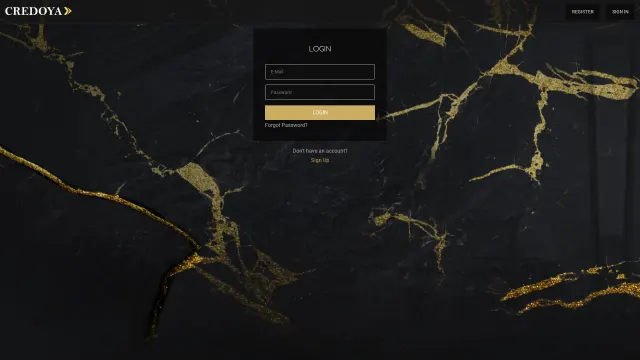 Captured rendering of credoya.com