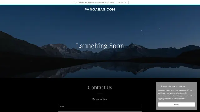 Captured rendering of pangaeas.com