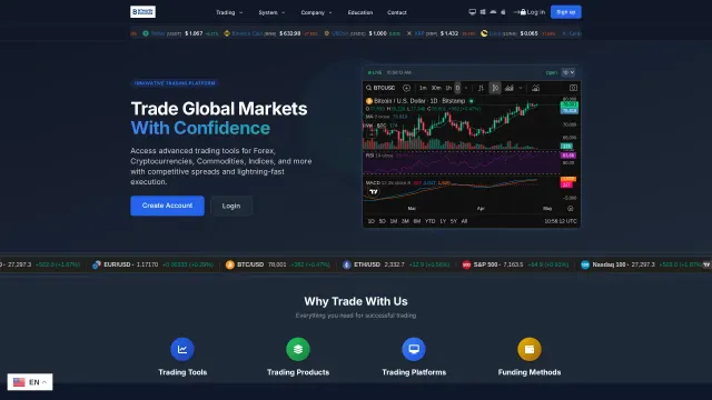 Page capture of bithavenexchange.com