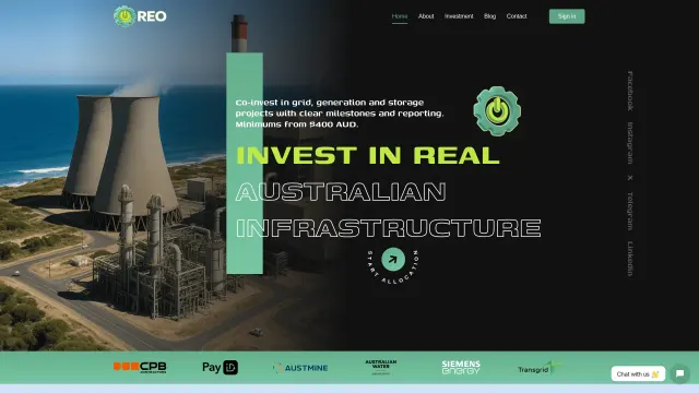 Captured rendering of reoptyltd.com