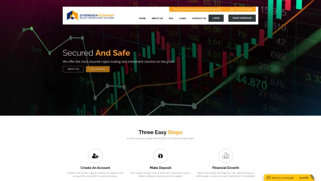 Captured rendering of entrepreneurpricesmarket.com