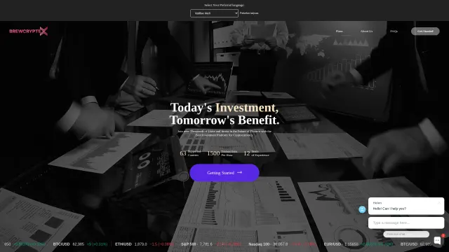 Captured rendering of brewcryptex.online