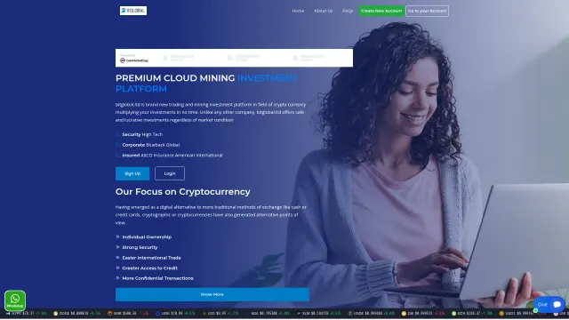 Captured rendering of bitglobal.ltd