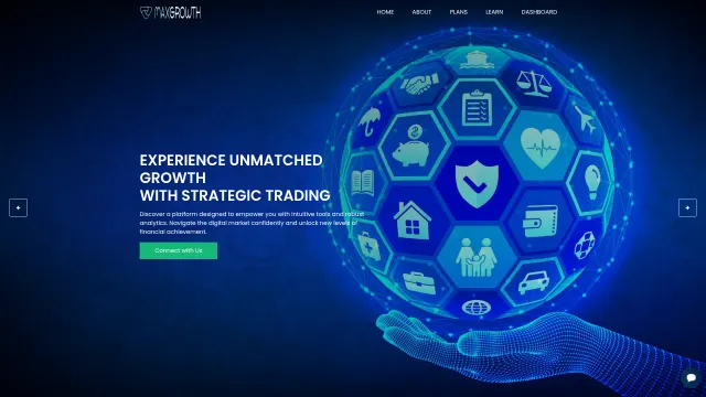 Captured rendering of maxgrowthfinance.com