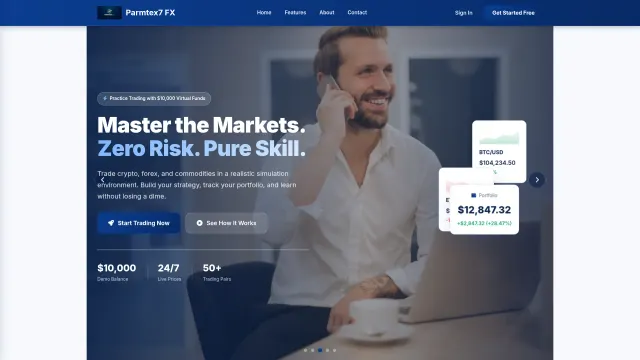 Captured rendering of parmtex7.com
