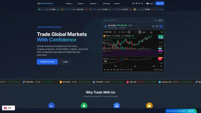 Captured rendering of metalprimetrades.live